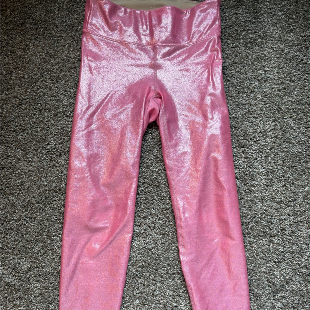 Heroine Sport Metallic Pink Leggings